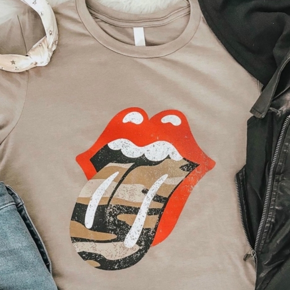 ROLLING STONES CAMO GRAPHIC T-SHIRT - Picture 3 of 3
